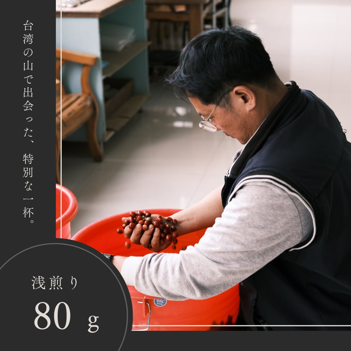 台湾 青葉珈琲荘園 ゲイシャ ナチュラル【80g】