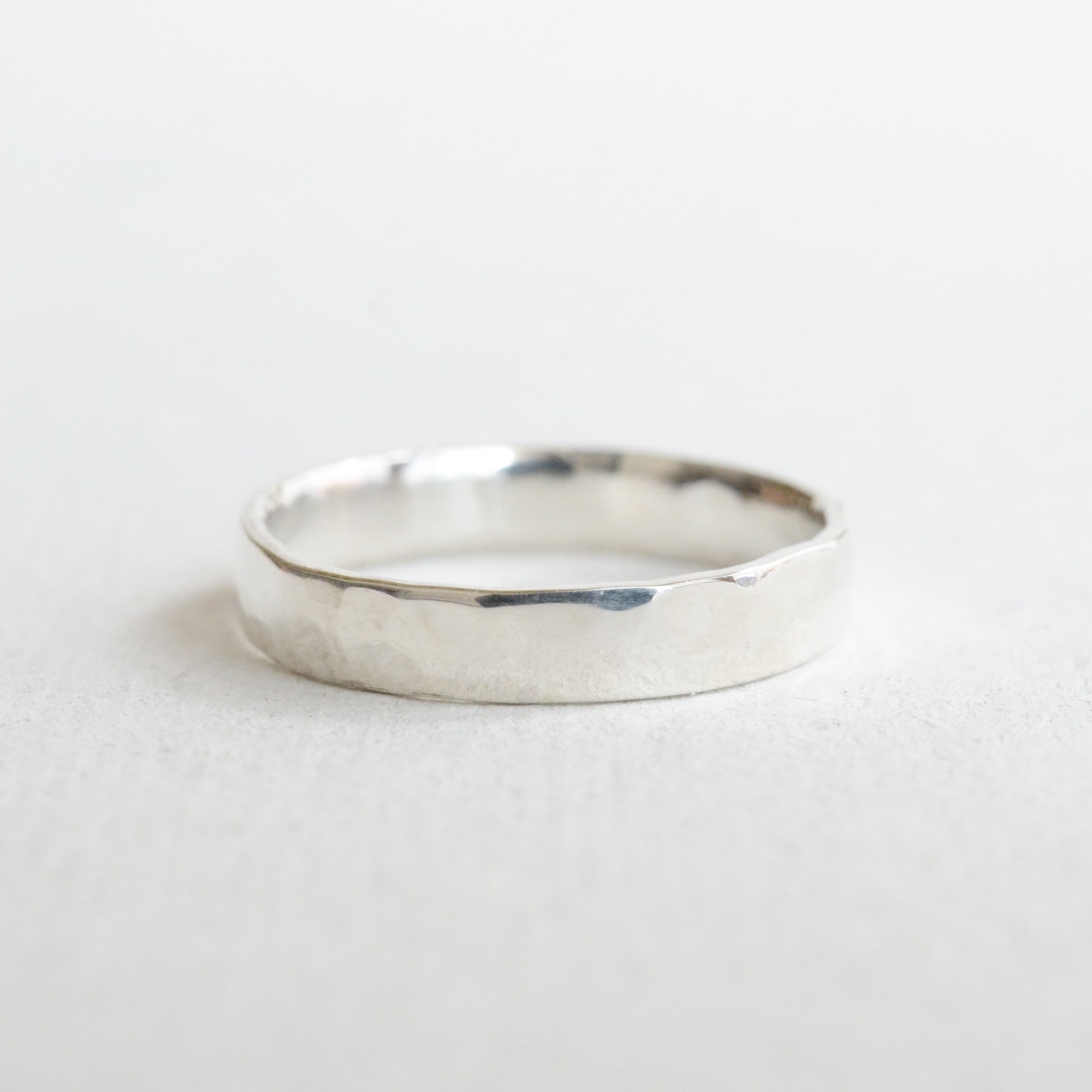 〈Silver925〉 HE(S) ring / flat / 3mm