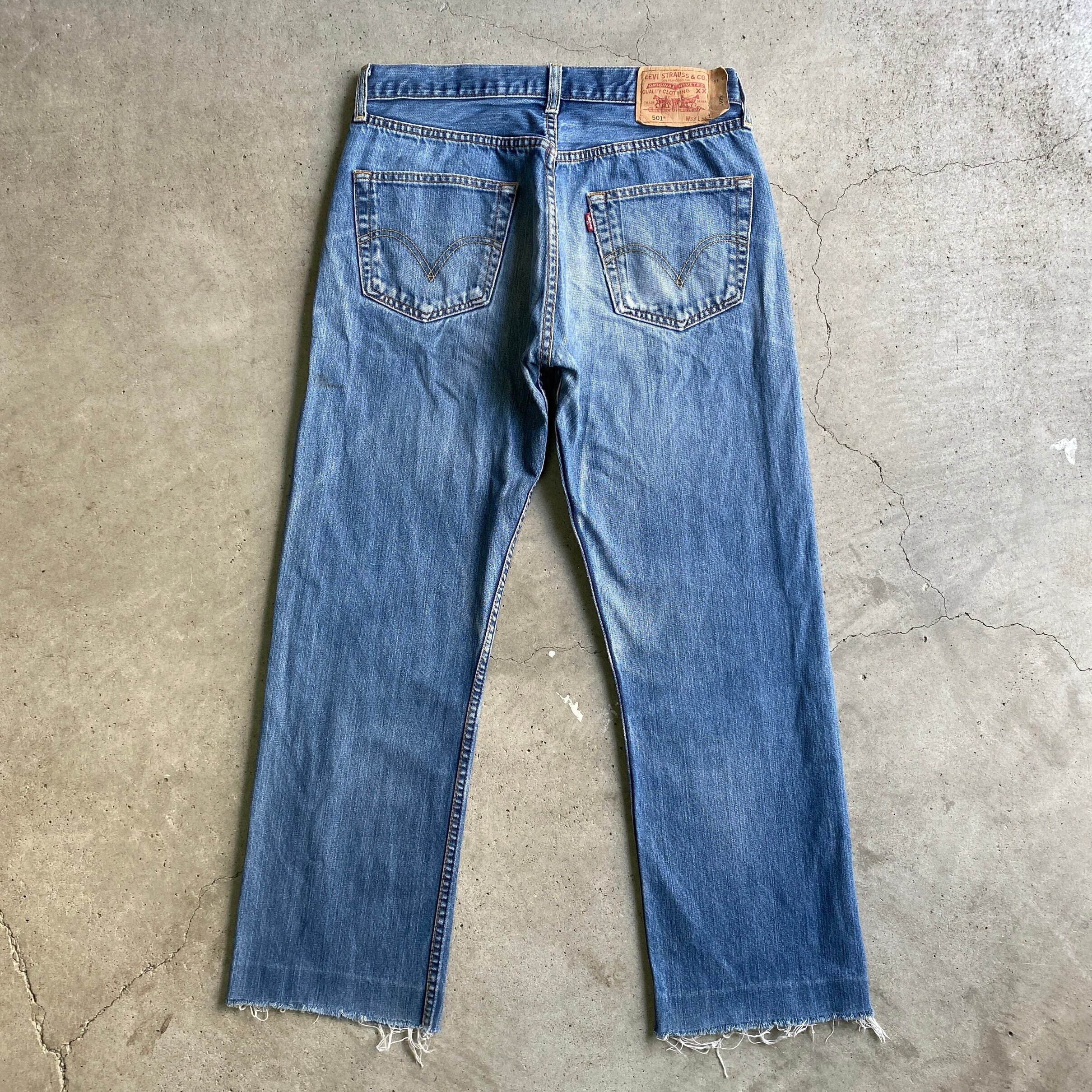 00年代 Levi's リーバイス 501 ユーロ ストレート デニムパンツ メンズ