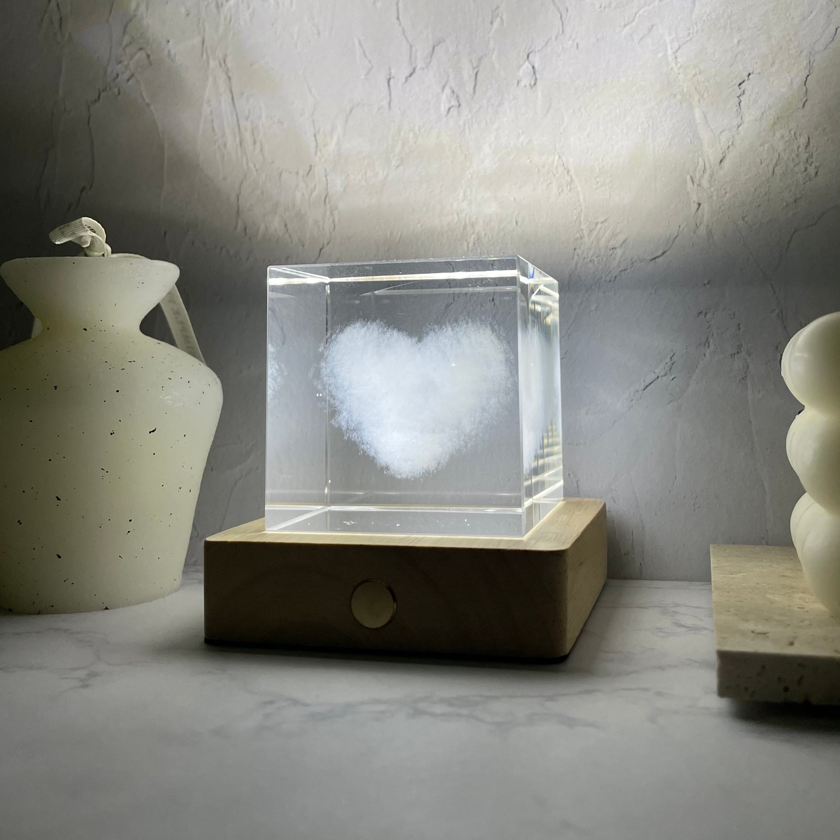 クリスタルキューブ サーフィンオブジェ ハンドメイド クリスタルキューブ サーフィンオブジェ ハンドメイド クリスタル