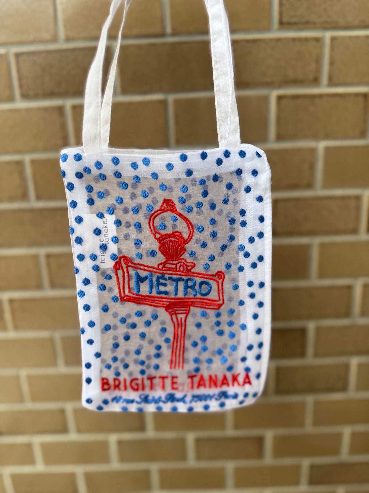 BRIGITTE TANAKA/ Sac Paris Symbole Métro