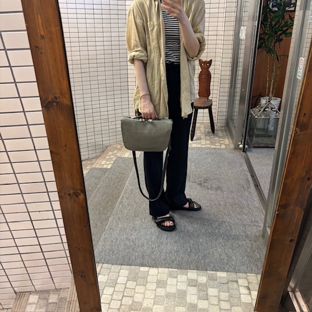 B.stuff　再入荷　ナイロンコンビショルダーバッグ