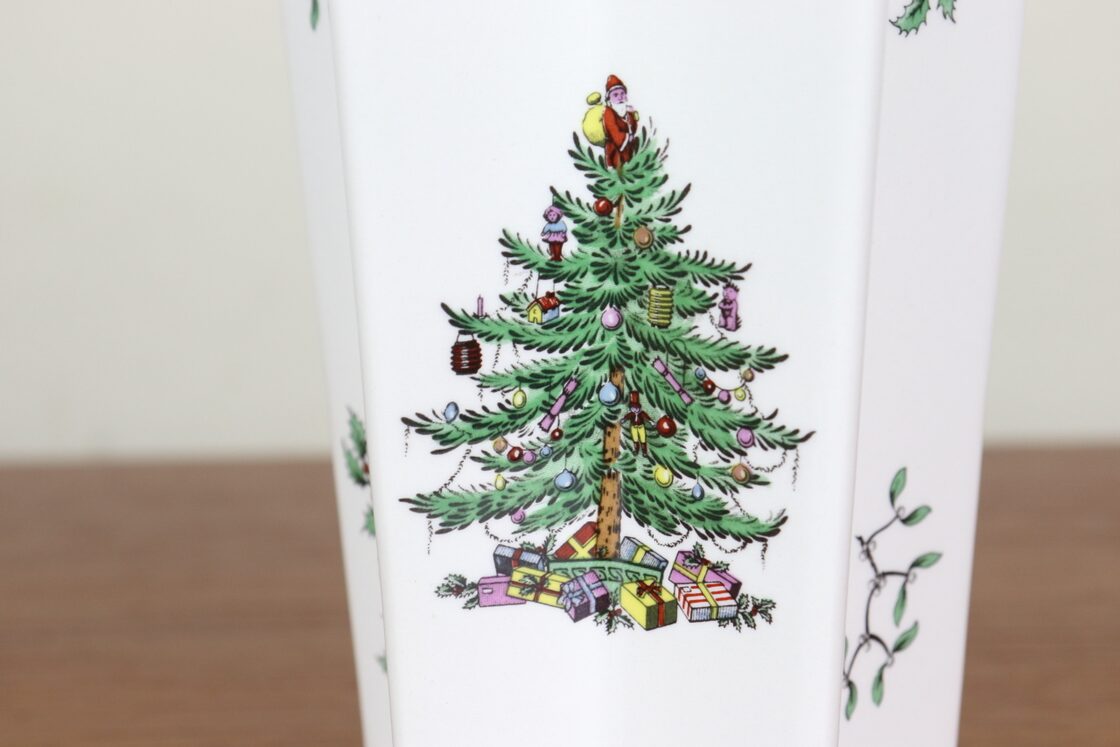 スポード クリスマスツリー 花瓶 フラワーベース 星型 イギリス SPODE 
