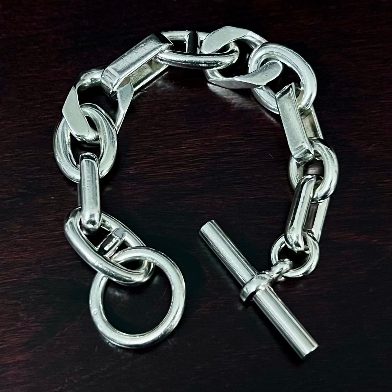 HERMES Alea Bracelet GM Sterling Silver | エルメス アレア