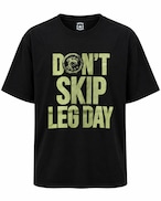 Dont_skip_leg_day_T-shirt_BLACK/YELLOW