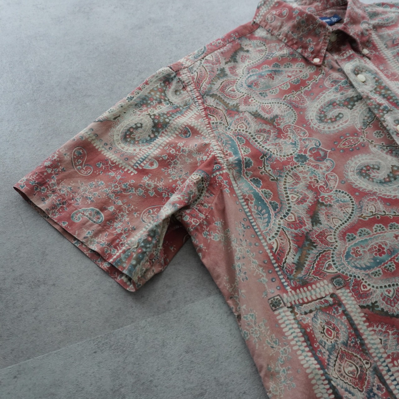 Ralph Lauren Paisley S/S Shirt [L] 古着 - 4