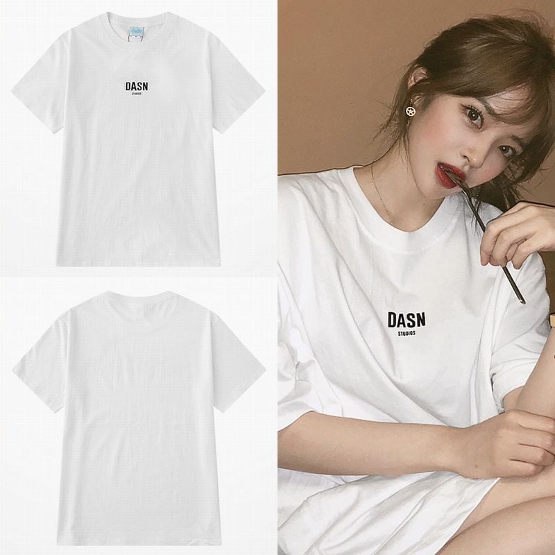 プリント オーバーサイズ Tシャツ トレーナー L 長袖 白 ホワイト 韓国
