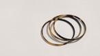 水牛ホーン バングル  Buffalo Horn Bangle　　アンバー　3本セット