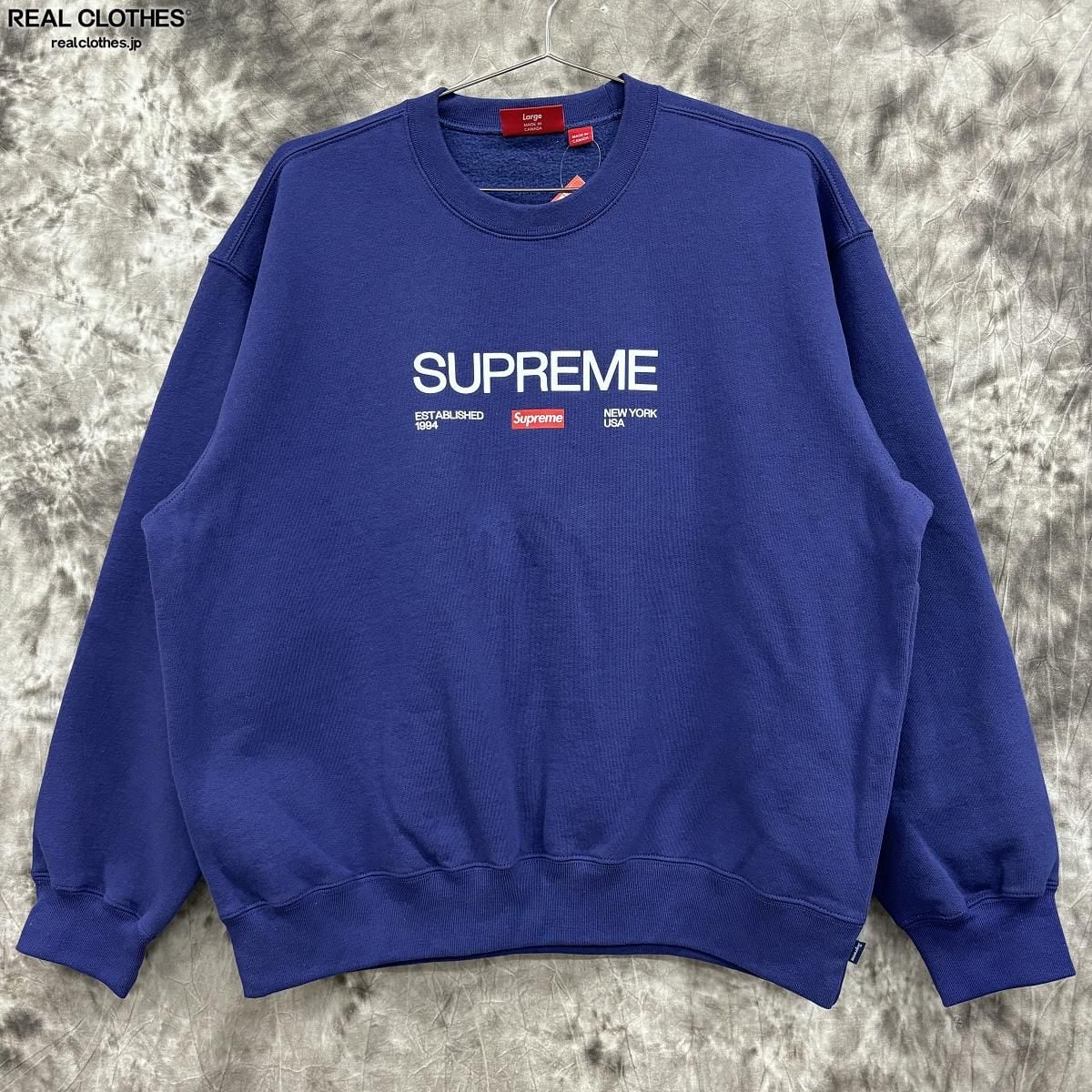 Supreme/シュプリーム【24SS】Established Crewneck/エスタブリッシュ  
