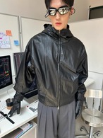 Yausye 69 Leather Mountain Parka Fleece Jacket