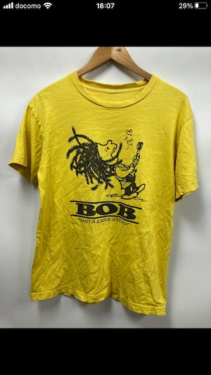 RASTA&ROCK STEADY ピーナッツ✖︎BOB半袖Tシャツ