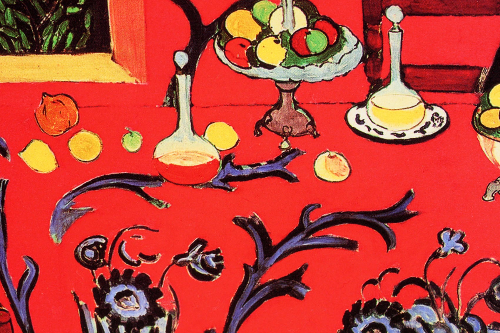 アンリ・マティス「赤い部屋」作品証明書・展示用フック・限定375部エディション付複製画ジークレ