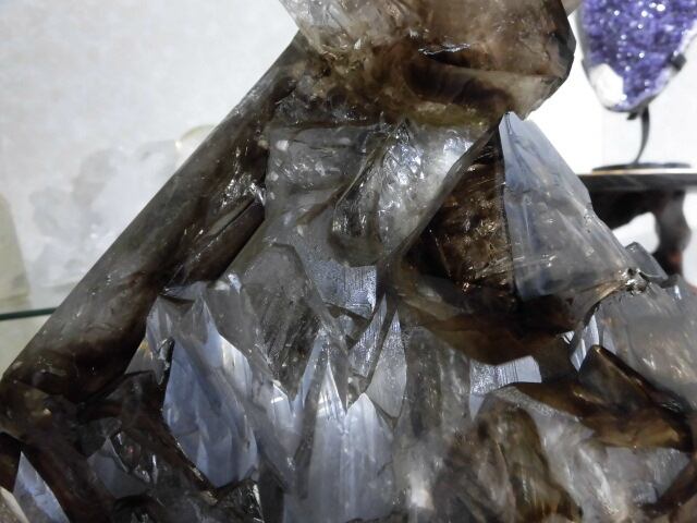 【送料無料】【高品質】14kg 特大ブラジル産ジャカレー水晶（アリゲータークオーツ）　no.6