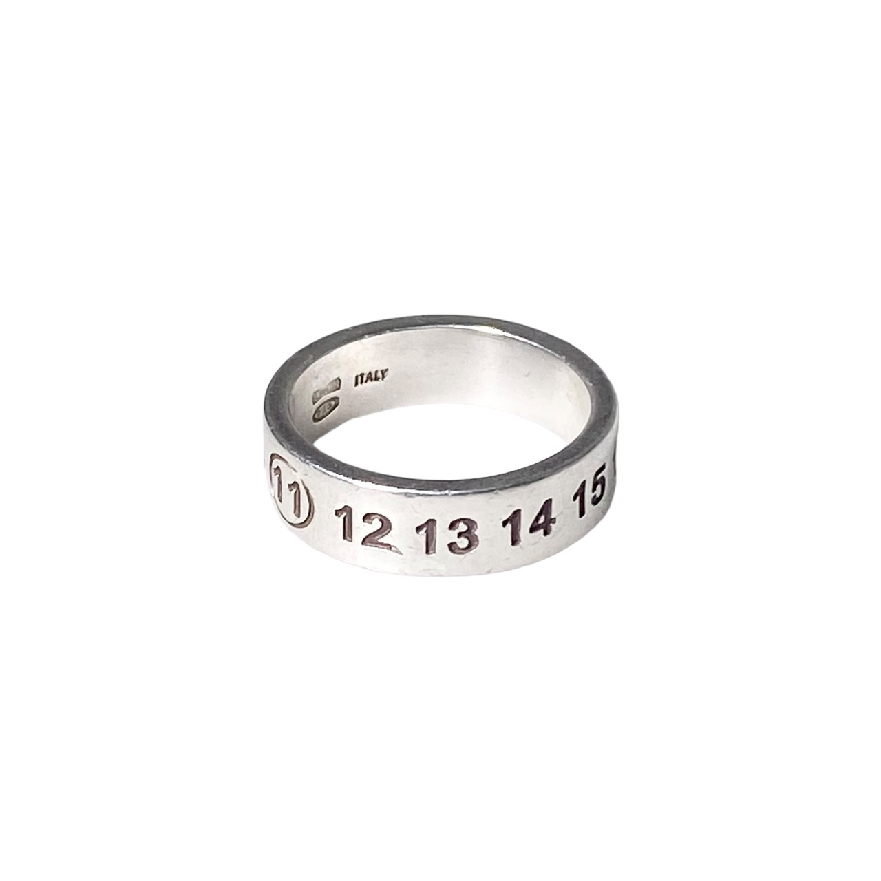 MAISON MARGIELA silver number ring