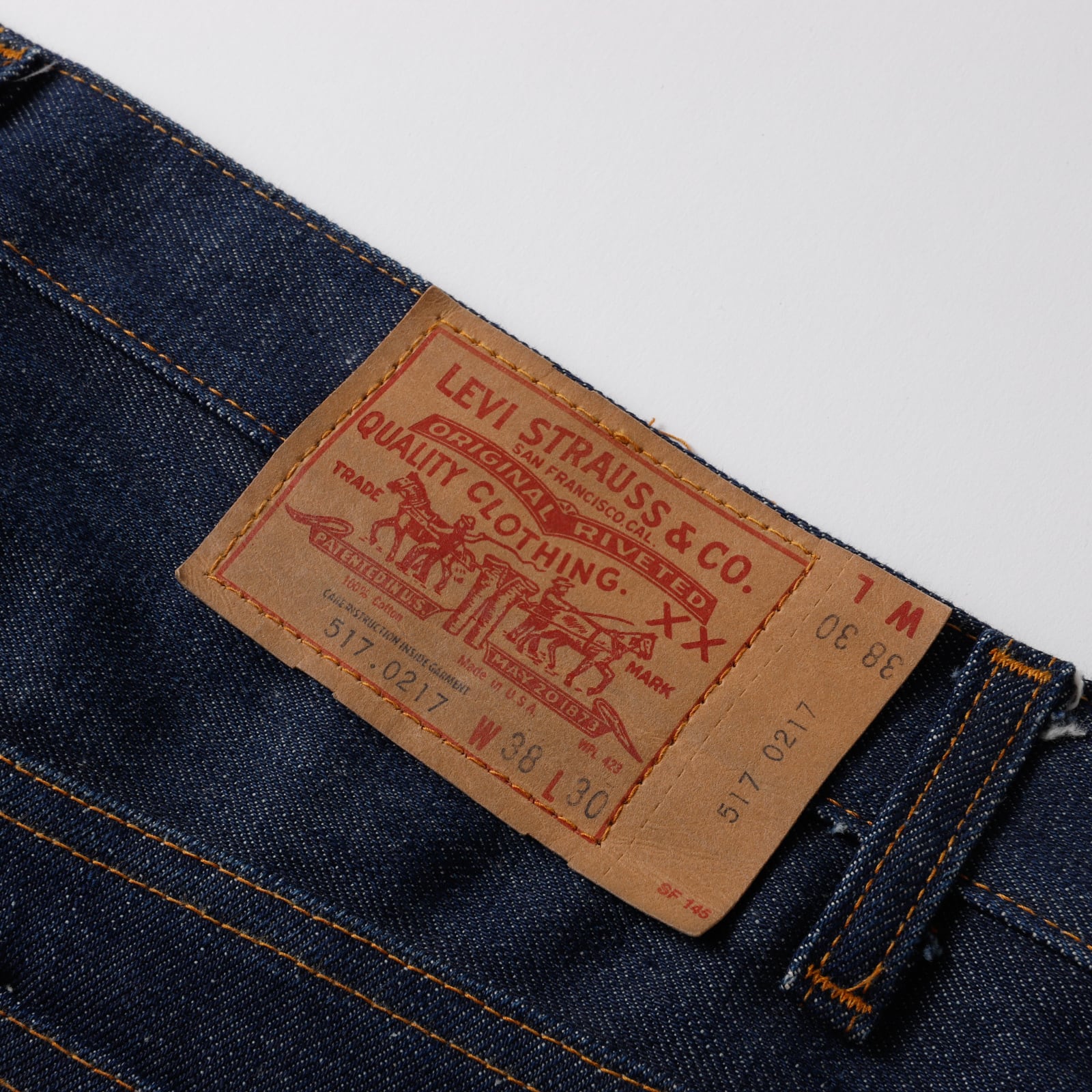 未使用】70s Levi's 517 66後期 special vintage denim dead