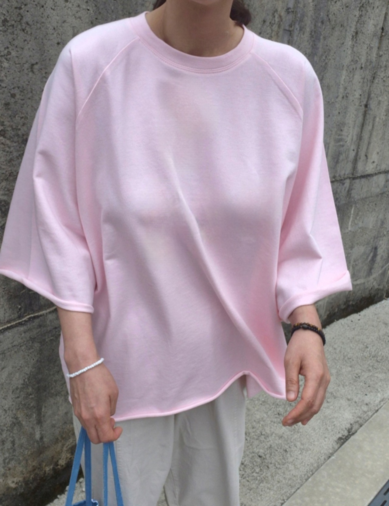 【26ss】Raglan-sleeve Cutting T-shirts_4colors