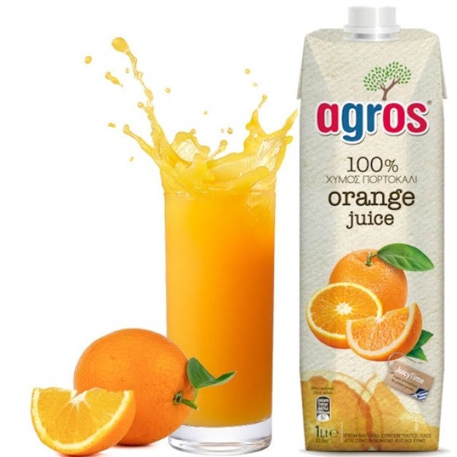 アグロス　ジュース100％(オレンジ、アップル、パイン)