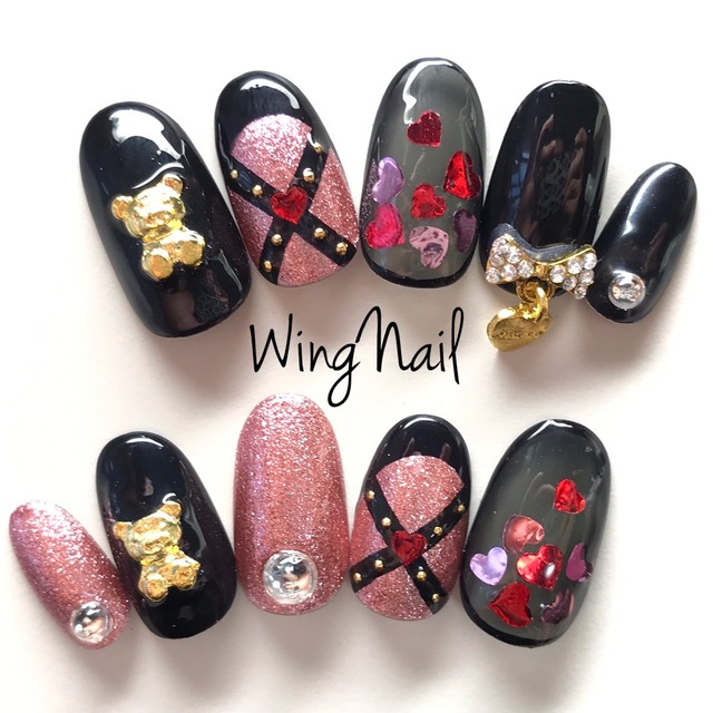 ネイルチップ 両面テープ1回分付 Wingnail