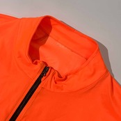 morethon モーゼン サイクルジャージ ジャケット /蛍光オレンジ メンズ