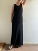 80-90s Vintage Solid Strech Dress