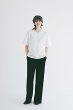 CLANE W FACE NOTCHED RIB OVER TOPS 3色展開