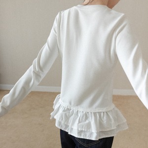 hem-frill pullover cut-and-sew　J00466