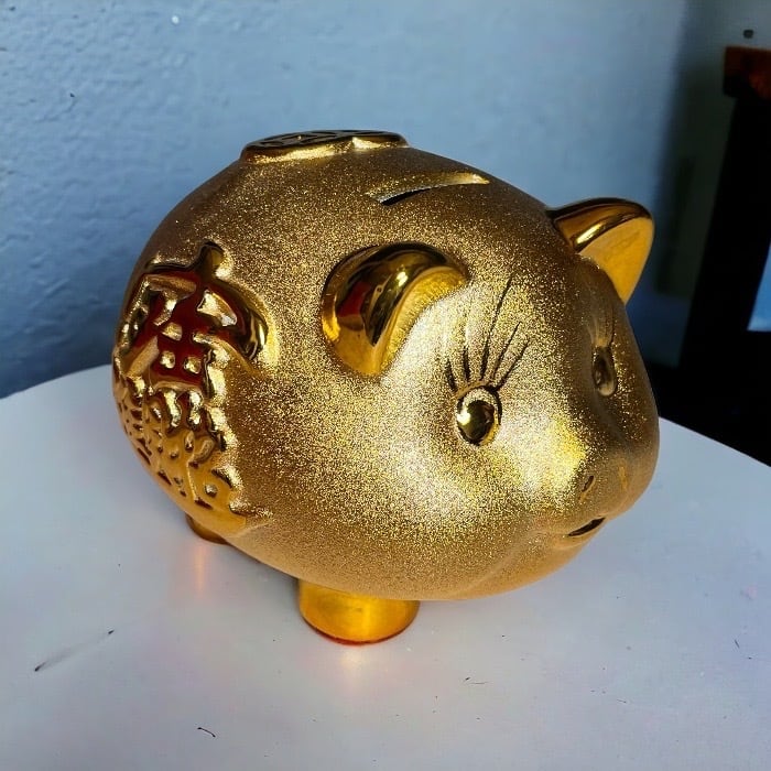 金豚 ぶた ぶた ゴールド 貯金箱 金 置物 財運 金運 開運 幸運 金豚 ぶた ぶた ゴールド 貯金箱 金 置物 財運 金運 開運 幸運
