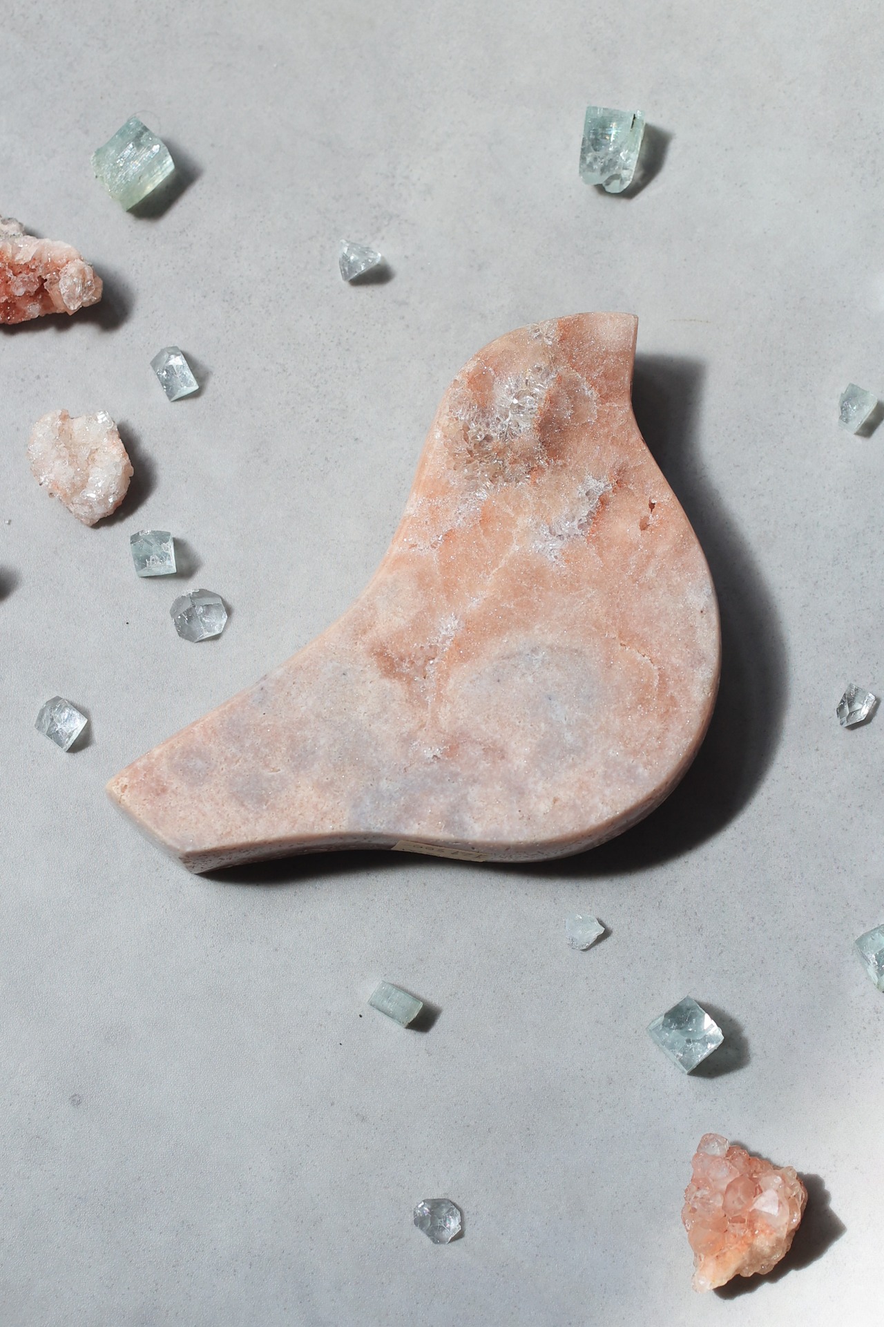 ピンクアメジスト 鳥モチーフ Pink Amethyst Bird ◇ 天然石・鉱物・パワーストーン | in00007