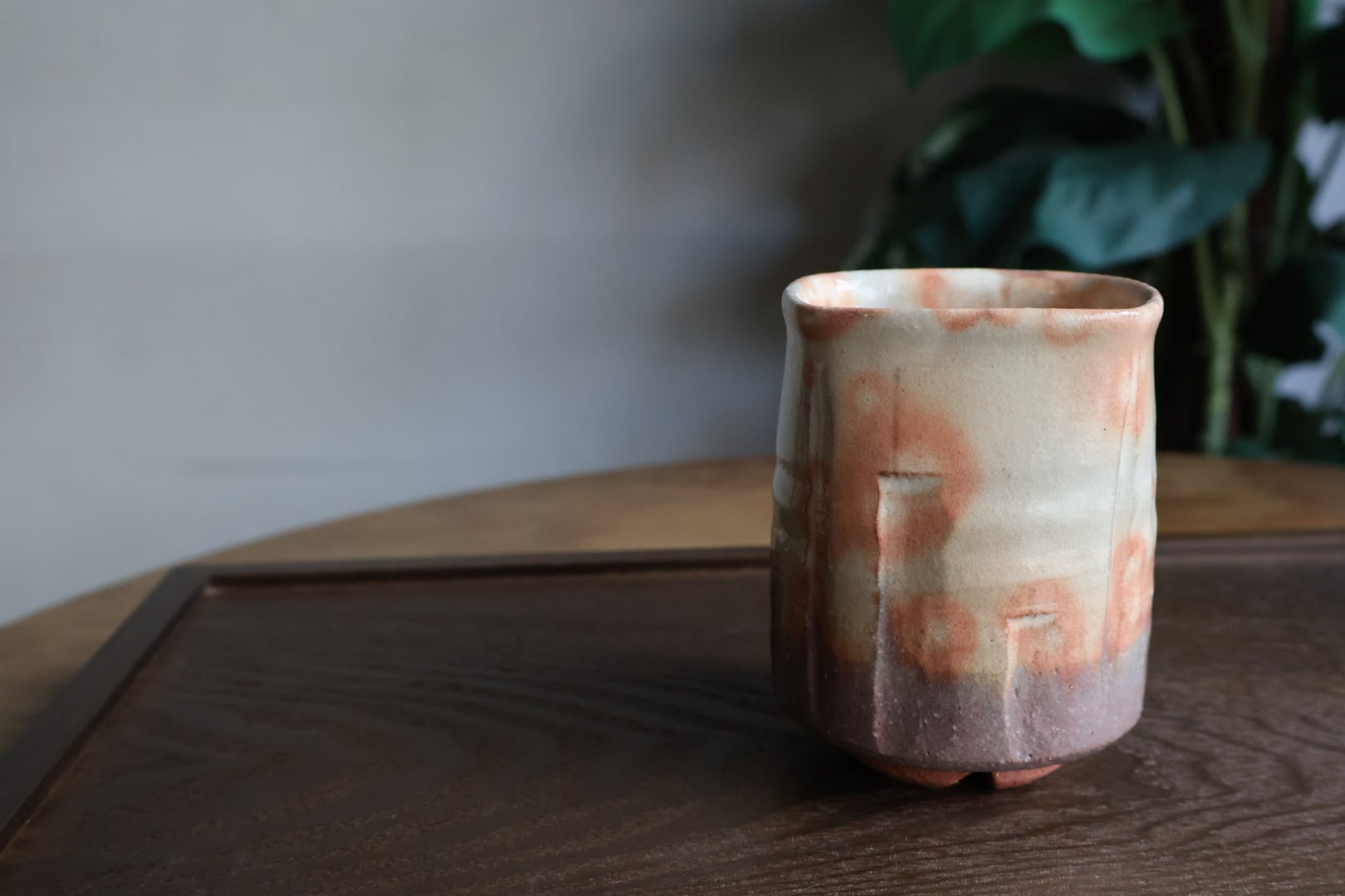 萩焼窯元 萩陶苑 椿秀窯 浅紅 組湯呑 | うつわ通販 土岐陶器店