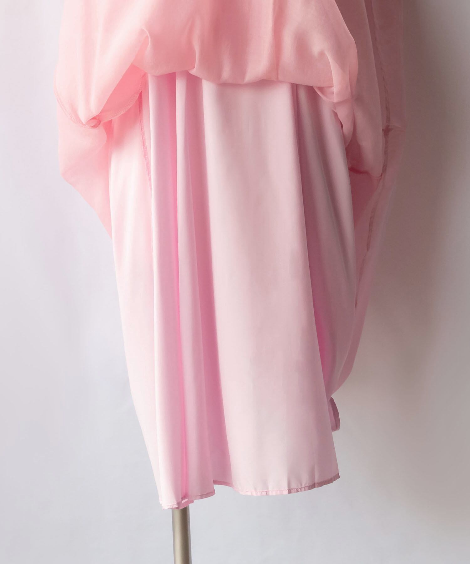 ショルダーリボンシアーロングワンピース　N08-22-0025 | me+em select powered by BASE