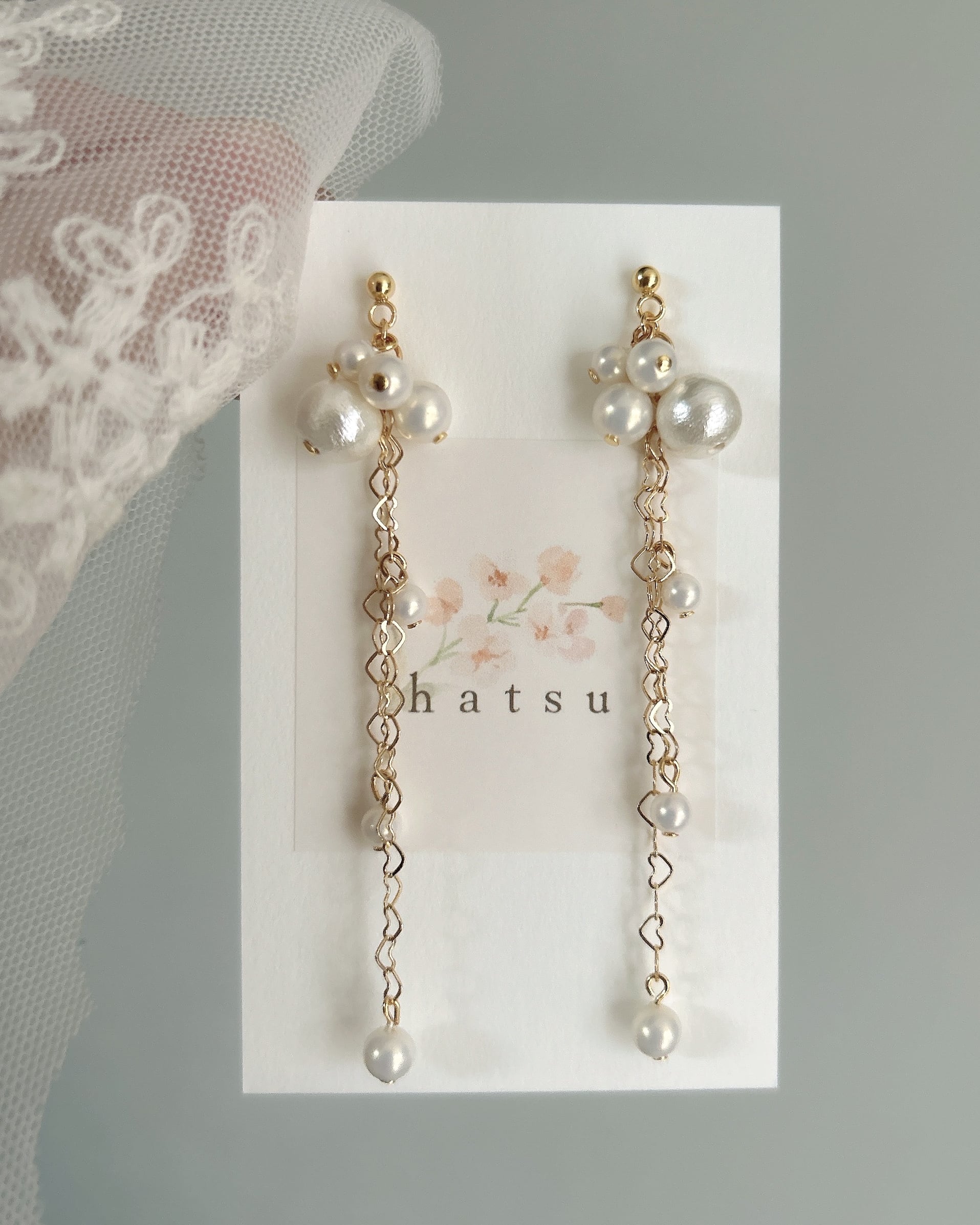 【最終販売】『 雲 』耳飾り