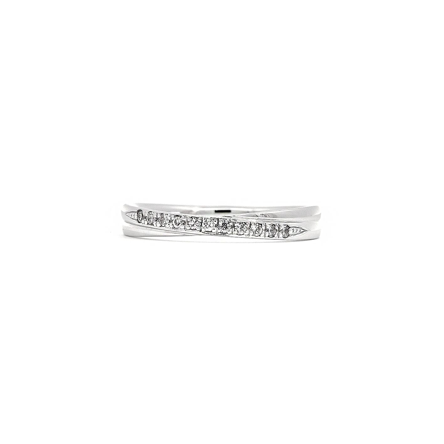 【10金ゴールド結婚指輪 マリッジリング】K10 YG PG WG モアサナイト 結婚指輪  マリッジリング ペアリング　シリーズ029