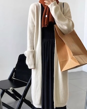 Open long knit Cardigan T20241
