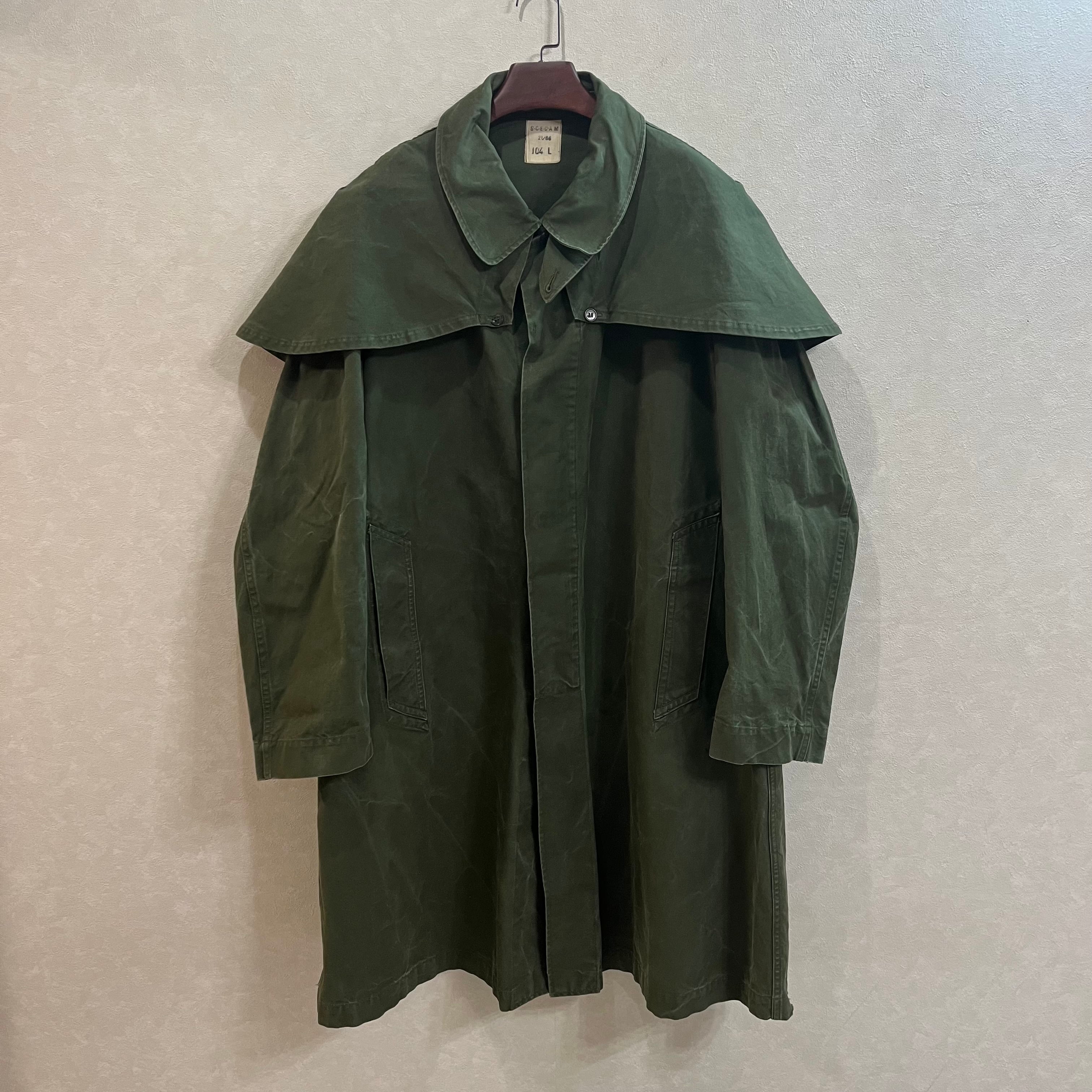 50s〜60s vintage French army フランス軍 フロックコート オーバー 