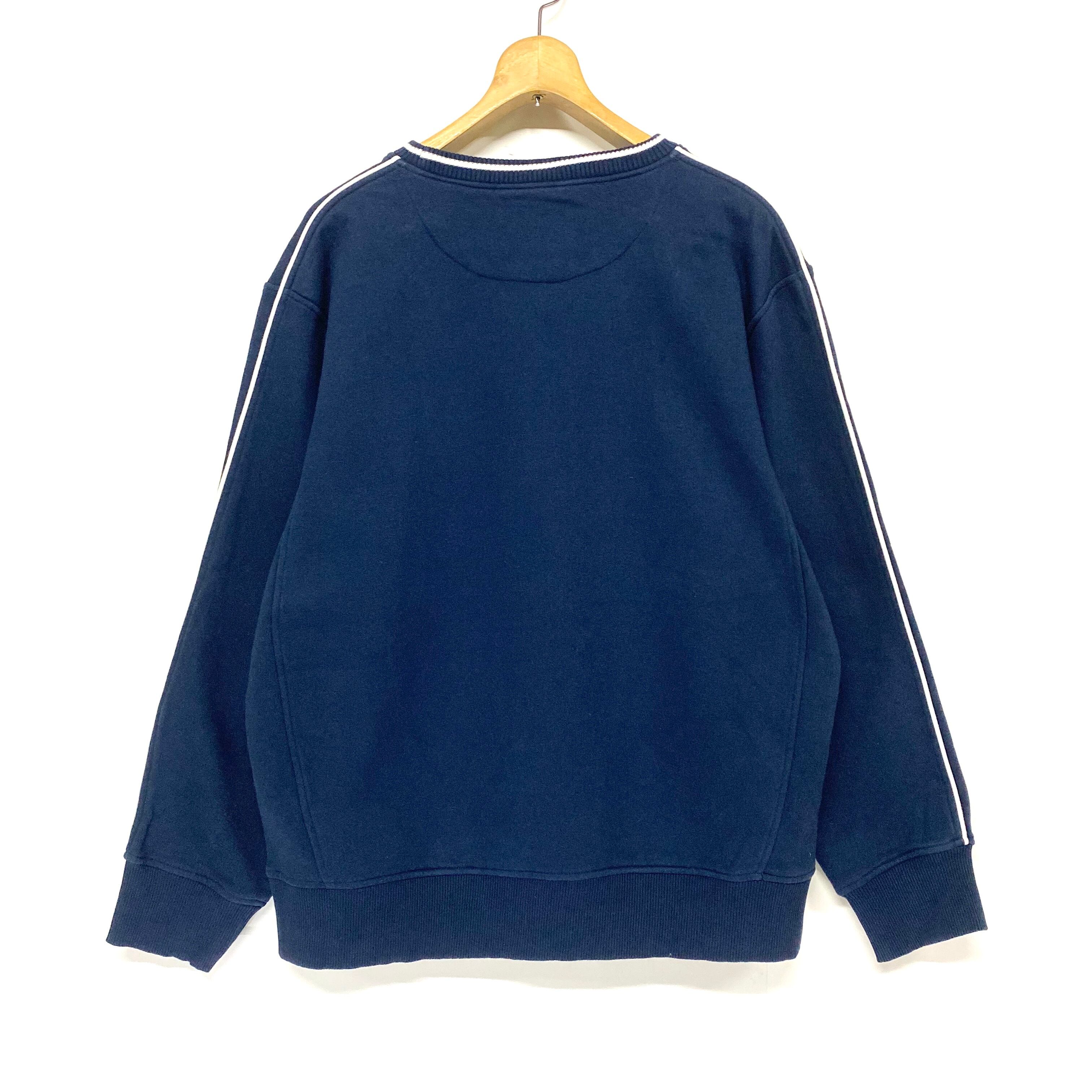 NIKE ナイキ スウォッシュ フロントロゴ 刺繍 スウェット 袖ライン入り