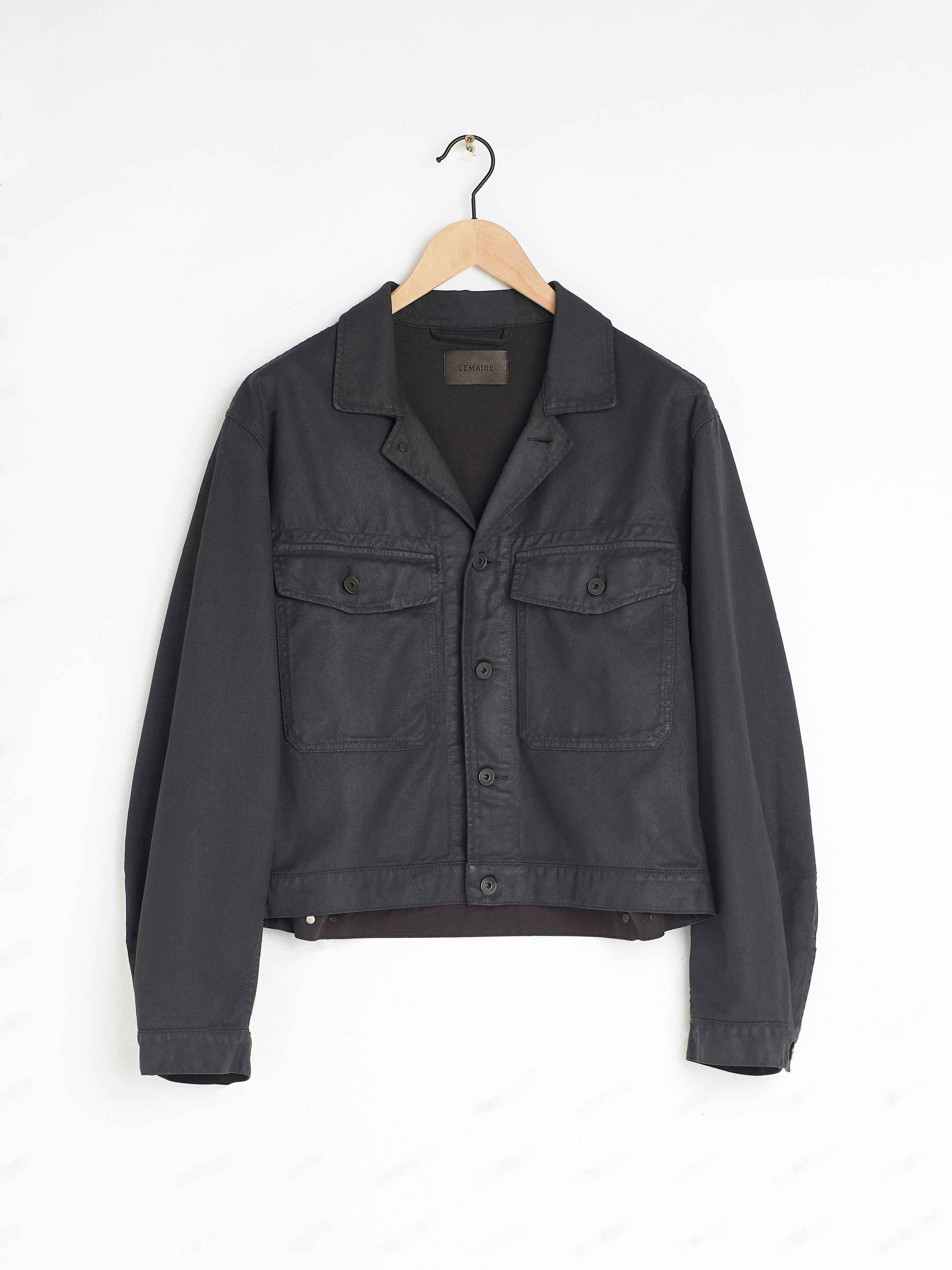 LEMAIRE TRUCKER JACKET COAL OW1188 LD1059 | BEST PACKING STORE
