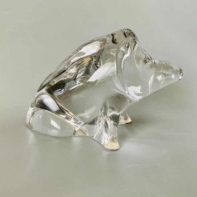 新品】バカラ 干支 イノシシ 猪 フィギュリン インテリア雑貨 置物