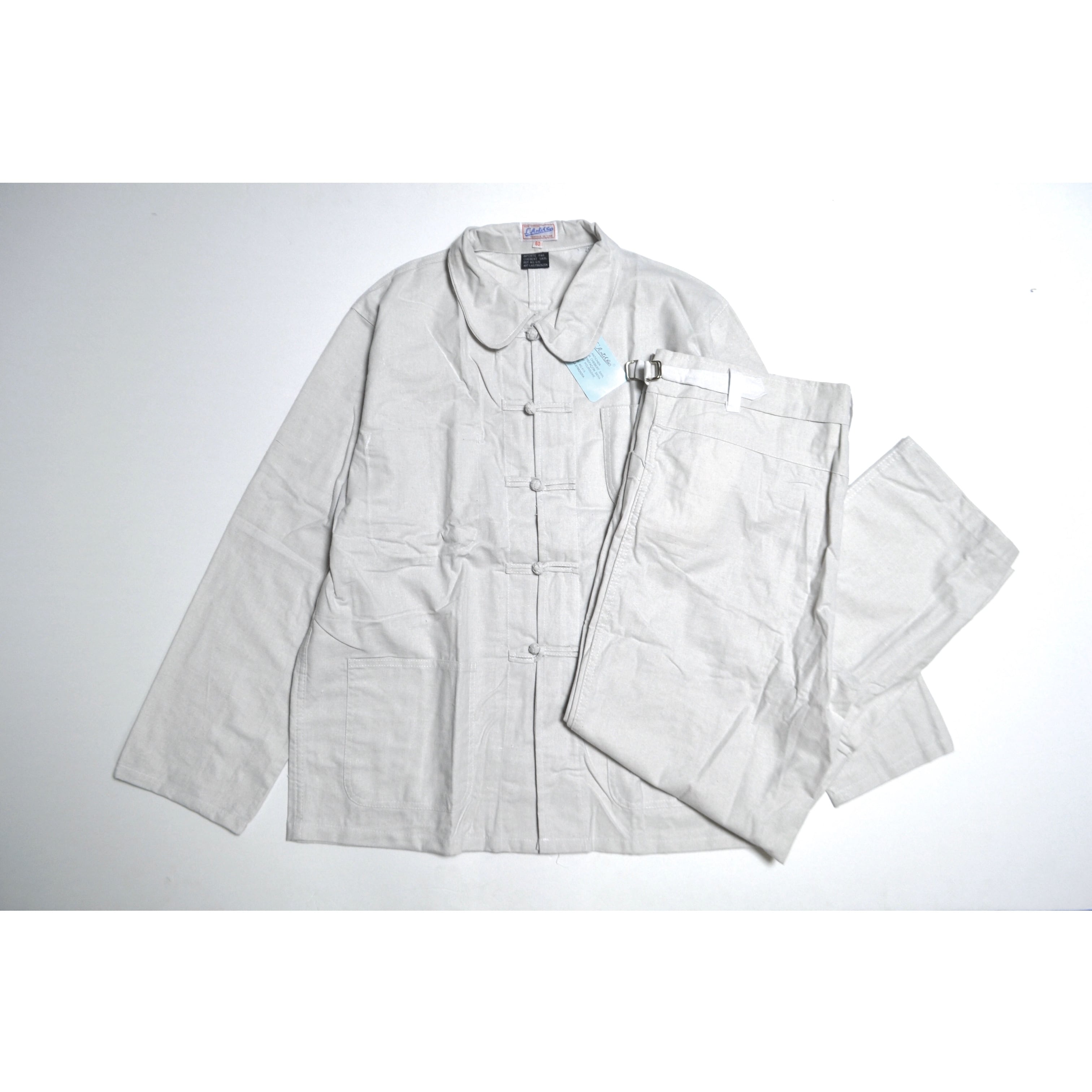 French China Jacket & Pants Set Up White (フレンチチャイナ ...