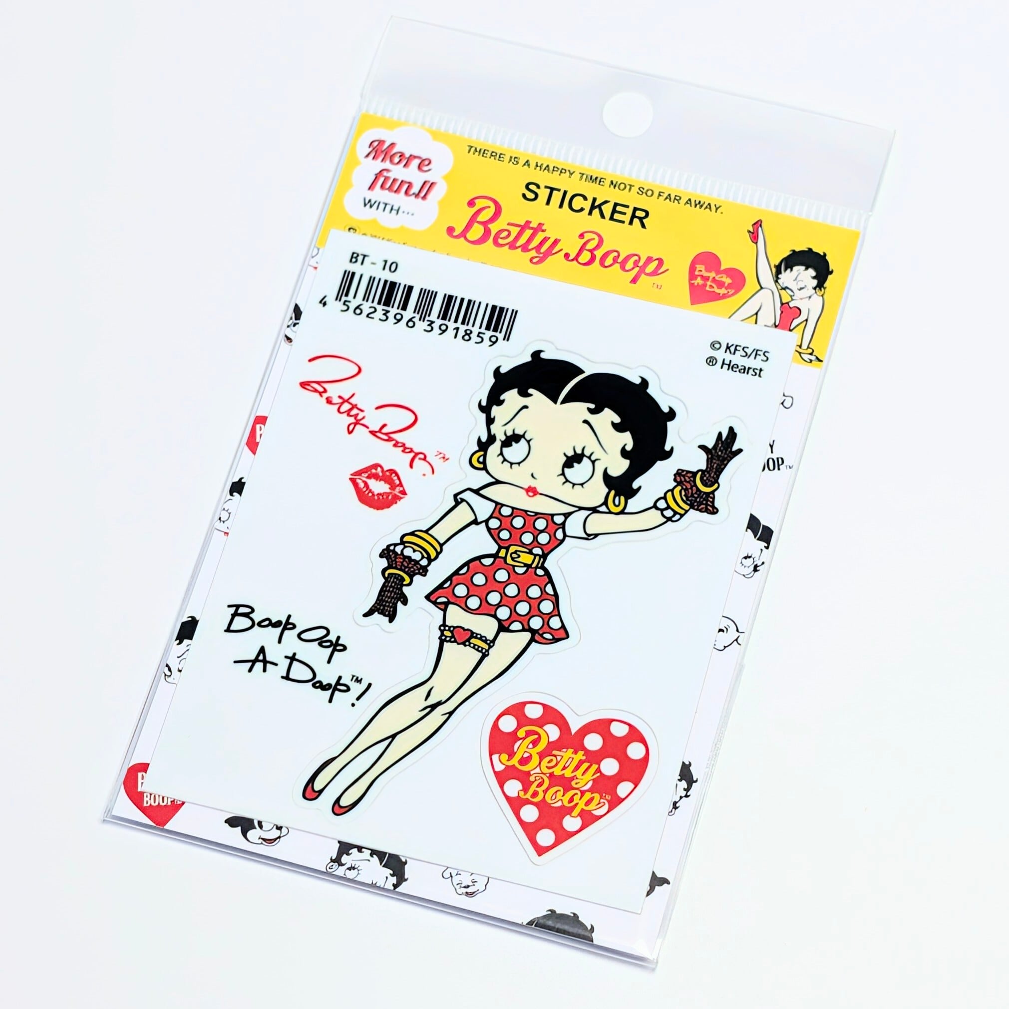 ✨️みんなメロメロ♡✨️送料無料!【 Betty Boop(ベティブープ) 】 STICKER(ステッカー)/ シール / ベティちゃん 〚アメリカン雑貨 アメトイ〛