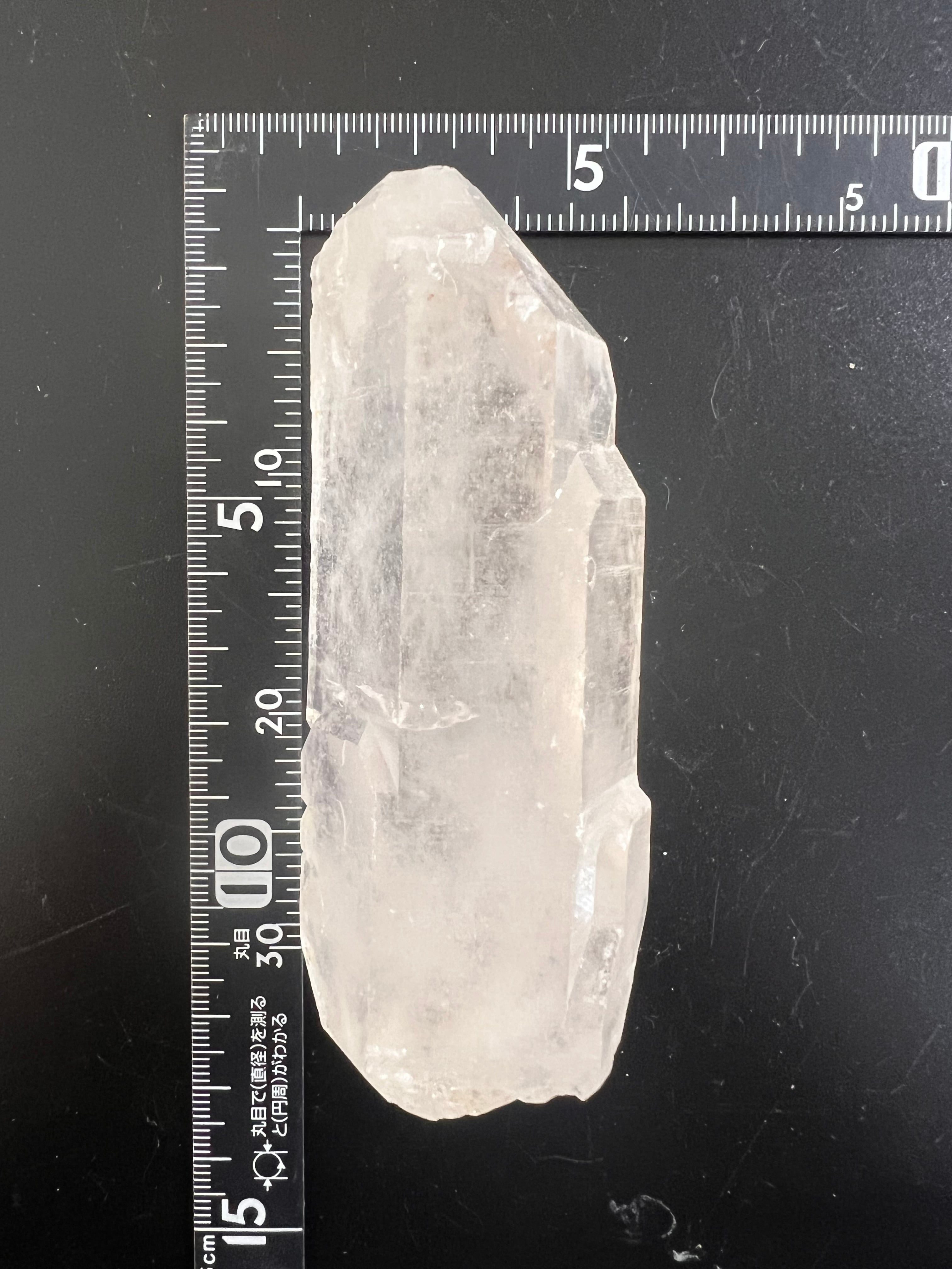 E33039】セルフヒールド 両錐 水晶 クォーツ ヒマラヤ水晶 ヒマラヤ産