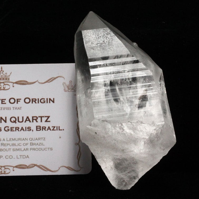 レムリアンシード 水晶 原石 ブラジル ミナスジェライス州 コリント産 証明書付属 一点物 271-564