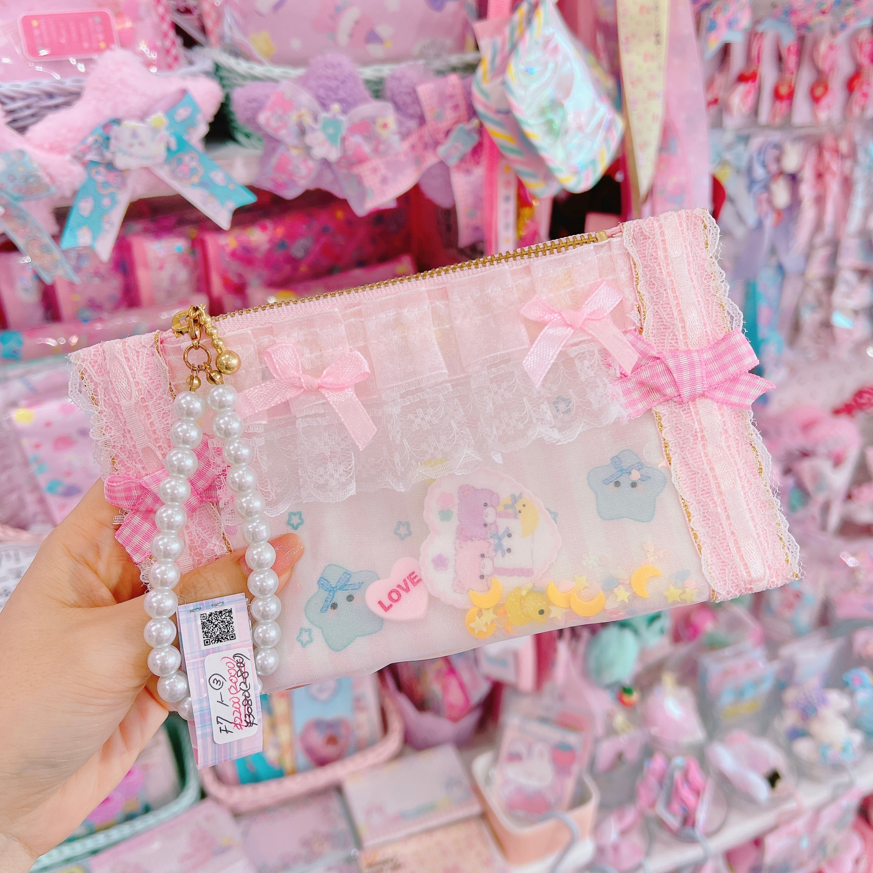 【F7】1-3バッグチャーム付ポーチ