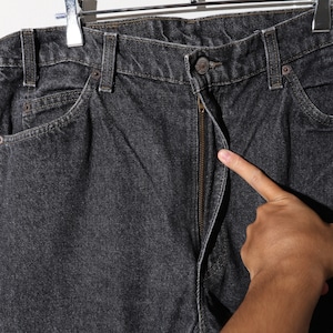 極美品 36×36 505-0259 USA 94年 先染め 黒 ブラックデニムパンツ Levi’s リーバイス