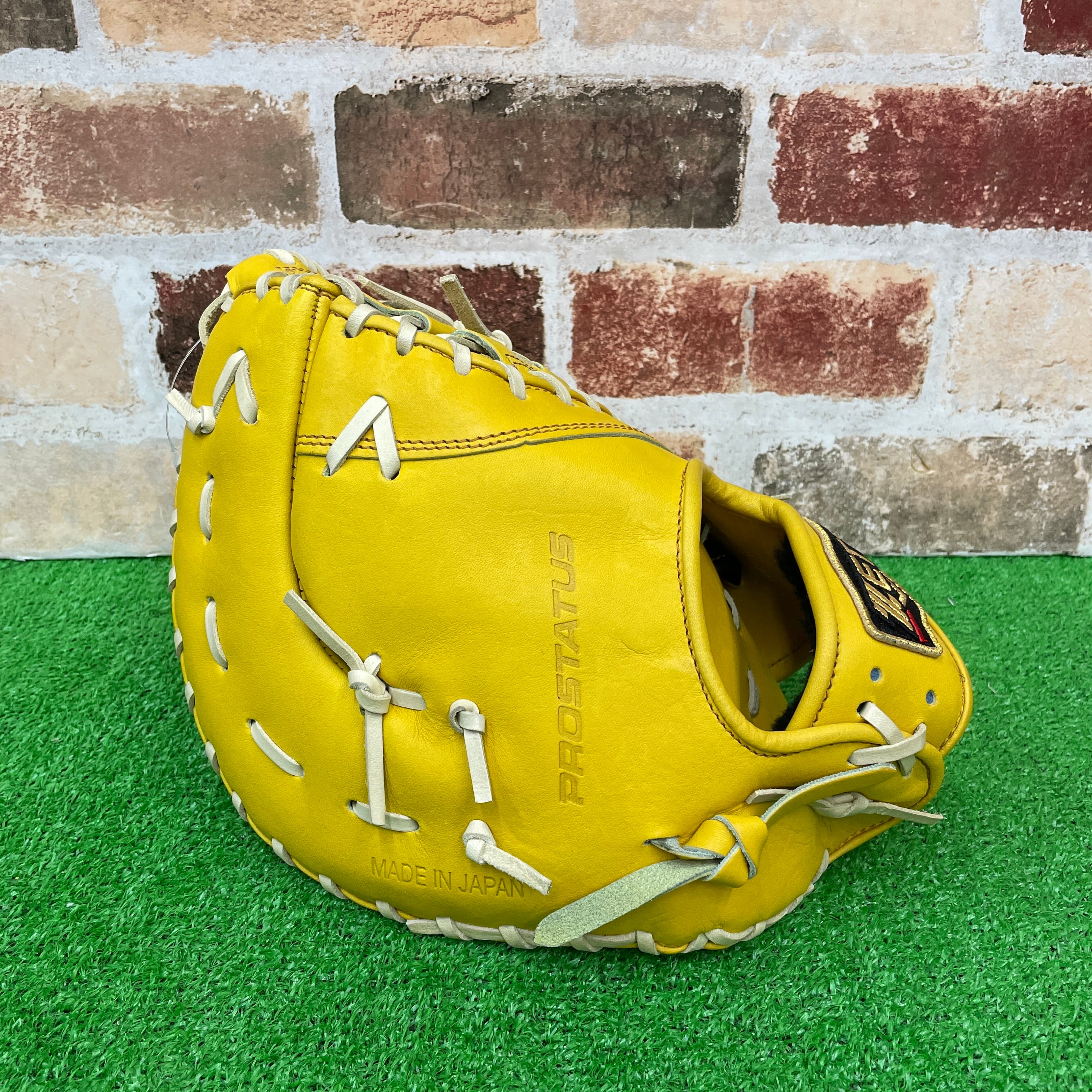 限定 ZETT ゼット 硬式ミット 一塁手用 BPROFM433 Tイエロー 高校野球
