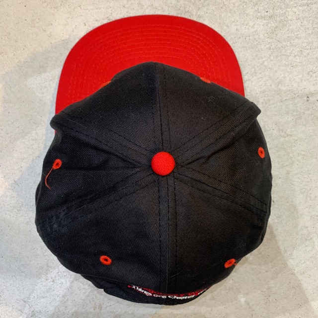 NBA シカゴブルズ 刺繍ロゴキャップ 帽子 ブラック フリーサイズ