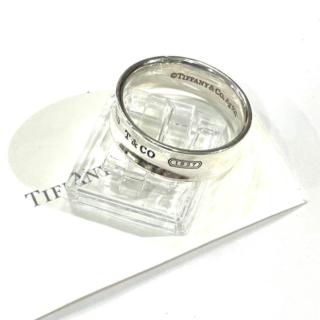 TIFFANY&CO】 【20.5号 】2611 T&CO 幅広ナローシルバー925