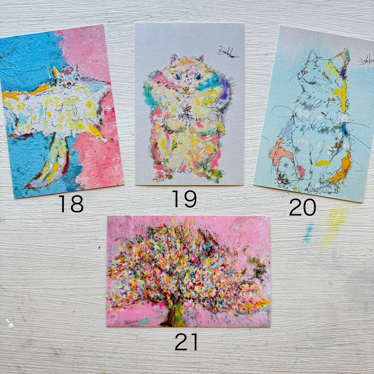 ポストカード 11枚セット（お気に入りのセットを作ってね）ギフト用の封筒もあるよ