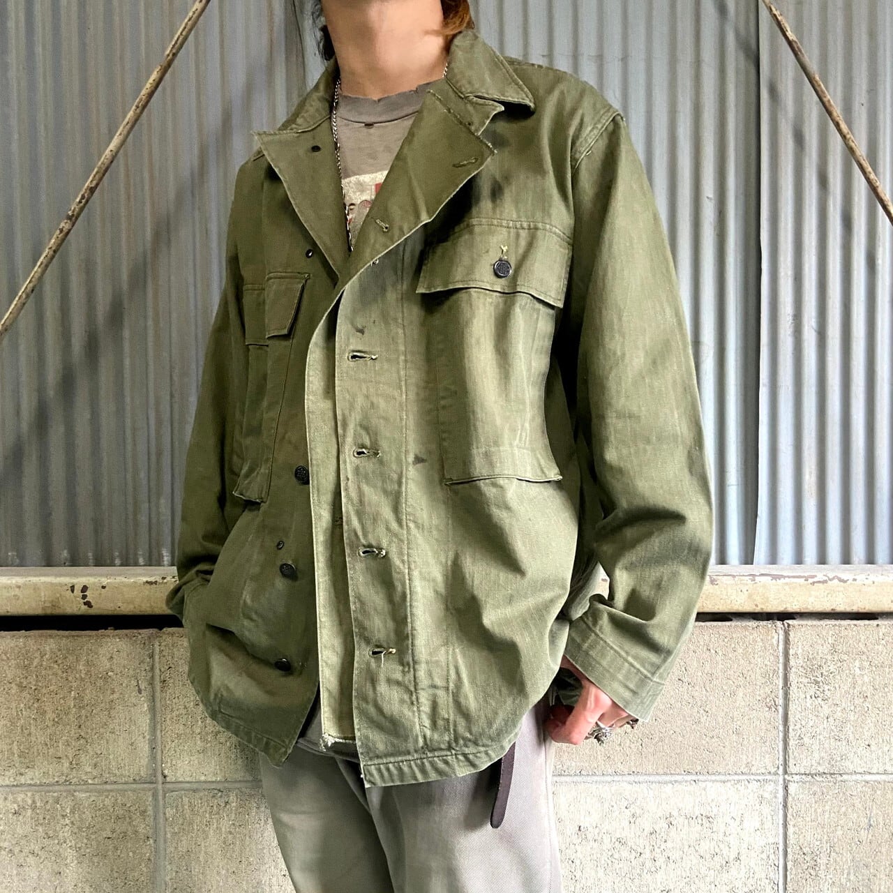 40s US.ARMY M-43 HBT Jacket - アウター