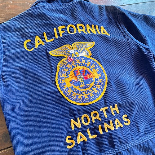 60s FFA Jacket〝CALIFORNIA〟 Front 2line embroidery  Size 32