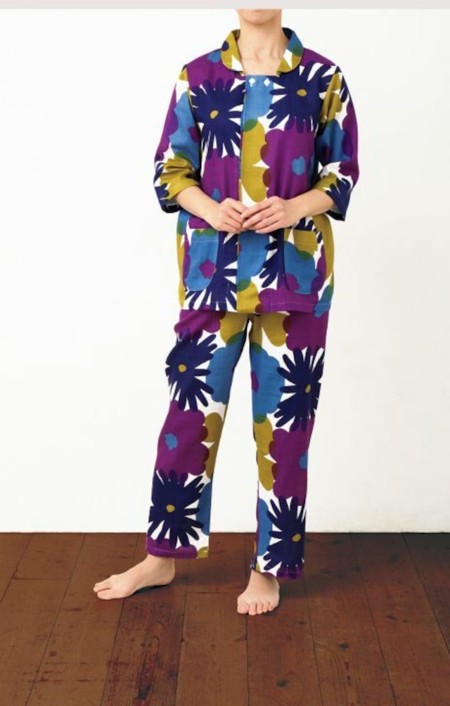 SOUSOU　パジャマ（２重ガーゼ）【おおらかとりどり】日本製